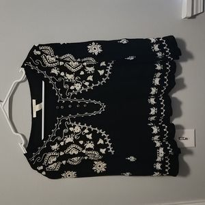 Forever 21 Black Lace Top